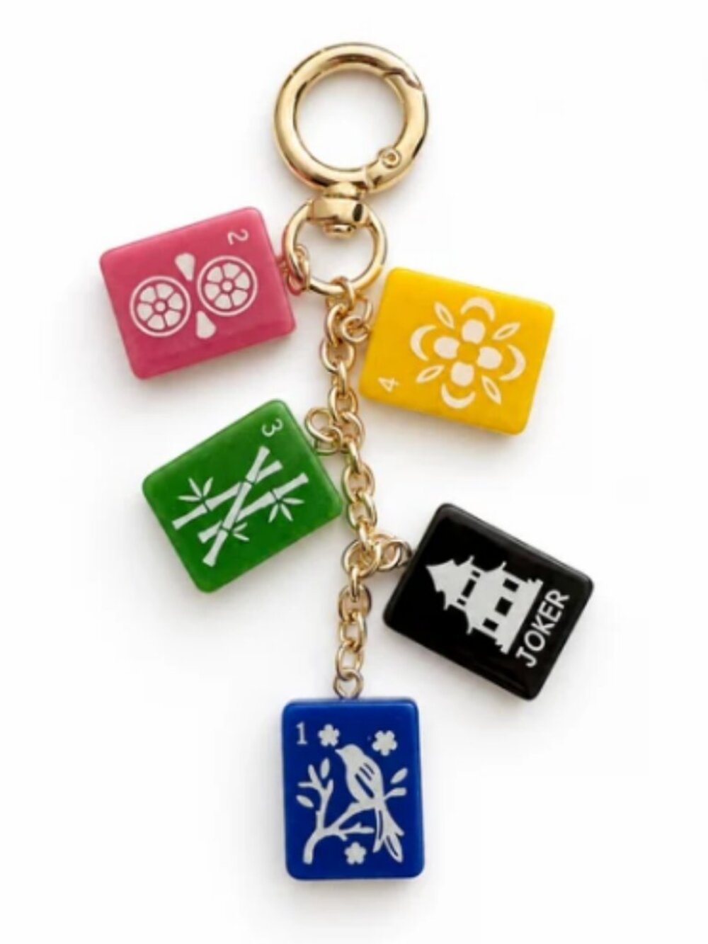 Mahjong Multi Tile Bag Charm, NWT - Picture 2 of 3
